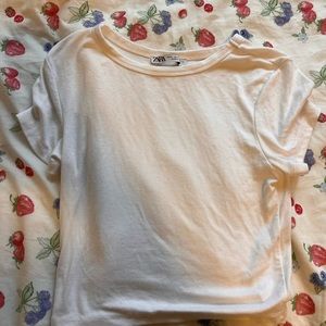 Zara white tee